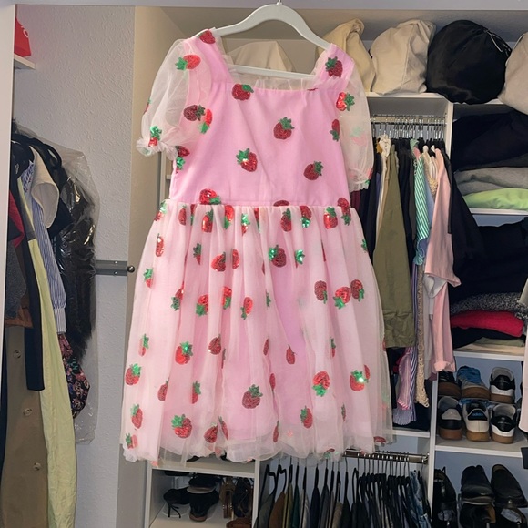 Lola + The Boys Other - Lola and The Boys Strawberry 🍓 Tulle Party Dress. Size 10.